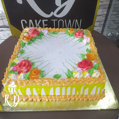 Rectangle Shape Cake
